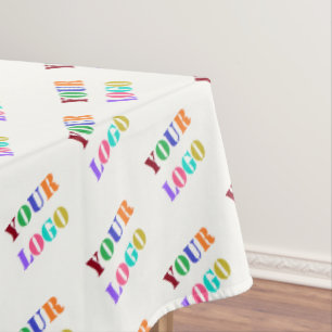 Your Logo Photo Tablecloth Business Promotional
