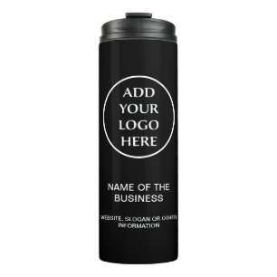 Your Logo Professional Business Company Corporate Thermal Tumbler
