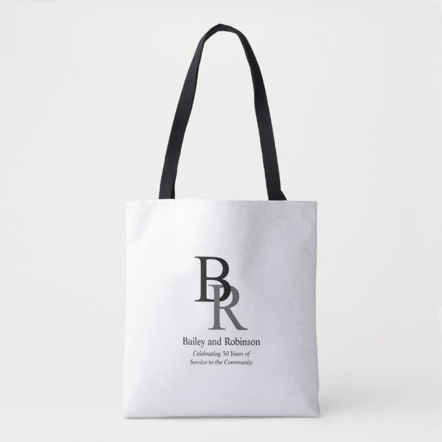 Your Logo Professional Business Promotional Event Tote Bag (Front)