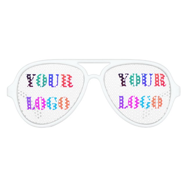 Your Logo Promotional Business Personalized Modern Aviator Sunglasses (Front)