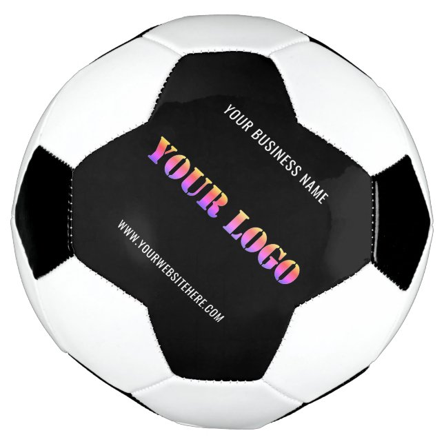 Your Logo Promotional Personalized - Your Colours Soccer Ball (Rotated)