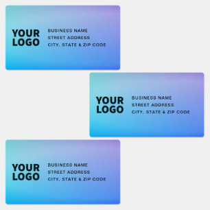 Your Logo   Purple Blue Green Ombre