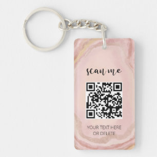 Your Logo QR Code Business Professional Marketing Keychain