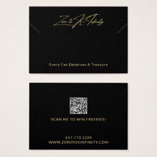 Your Logo QR Code Necklace Bracelet Display Card