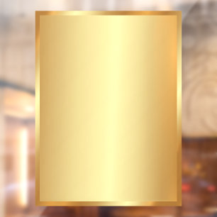 Your Logo QR Code Text Blank Background Template Window Cling