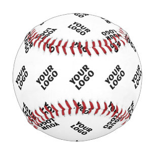 Your Logo Simple Alternating Repeating Pattern Baseball