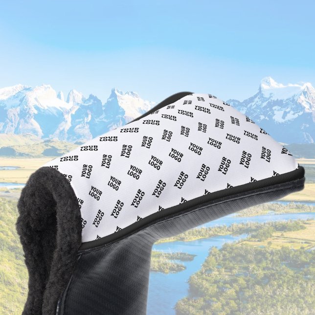 Your Logo | Simple Alternating Repeating Pattern Golf Head Cover (Creator Uploaded)