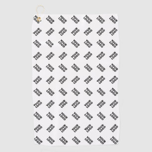 Your Logo   Simple Alternating Repeating Pattern Golf Towel