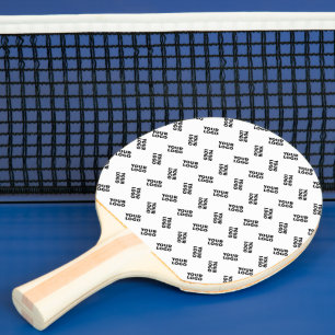Your Logo   Simple Alternating Repeating Pattern Ping Pong Paddle