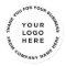 Your Logo Simple and Professional Thank you