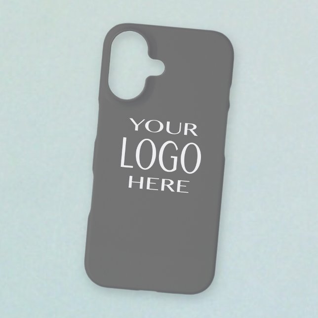 Your Logo | Simple Logo Replacement/Grey iPhone 11 iPhone 16 Case (Creator Uploaded)