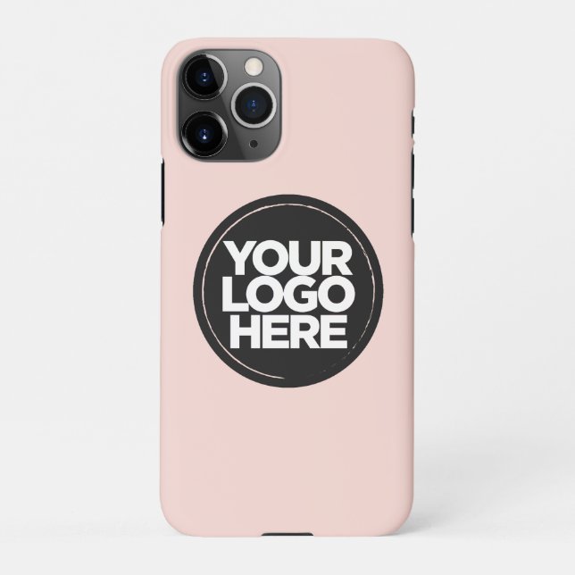 Your Logo  Simple Logo Replacement iPhone Case (Back)