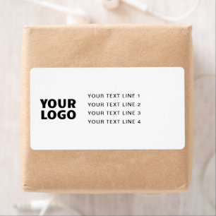 YOUR LOGO   Simple White Return Address