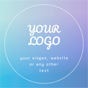 Your Logo & Slogan or other text Blue & Purple