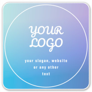 Your Logo & Slogan or other text Blue & Purple