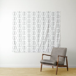Your Logo Small Business Branding Vendor Backdrop Tapestry
