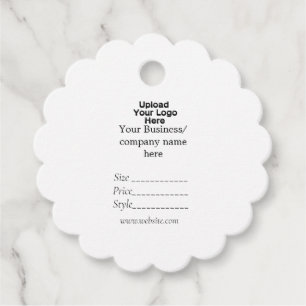 Your logo social media QR code Price tags