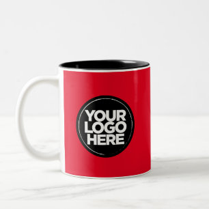 Your Logo Special Colours Red Mugs Template