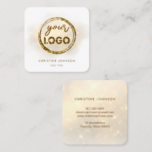 your logo square business card