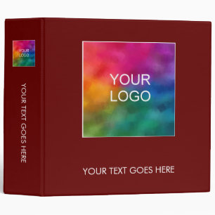 Your Logo Text Here Elegant Design Promotional Binder