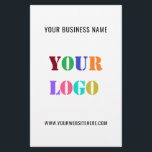 Your Logo Text Promotional Business Flyer Template<br><div class="desc">Custom Fonts and Colours - Design Your Own Personalized Flyer with Your Company Logo and Name Website or Custom Text Promotional Business Flyers / Marketing Materials - Add Your Logo / Image - Photo or QR Code / and Text / Information - Resize and move elements with Customization tool. Choose...</div>