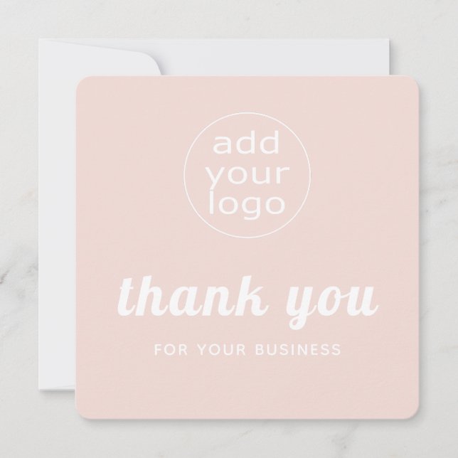 Your logo thank you for your business  (Front)