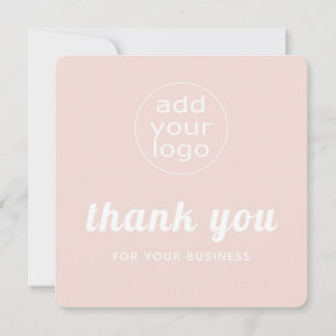 Your logo thank you for your business  card
