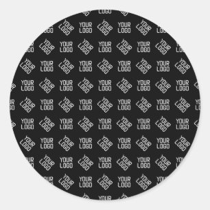 Your Logo   Unique Alternating Logo or Design Classic Round Sticker