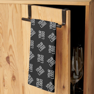 Your Logo   Unique Alternating Logo or Design Kitchen Towel