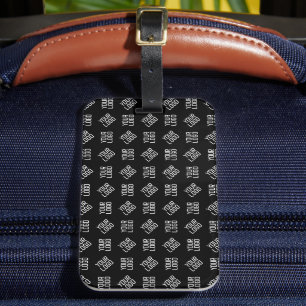 Your Logo   Unique Alternating Logo or Design Luggage Tag