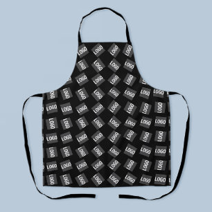 Your Logo Unique Geometric Pattern Apron