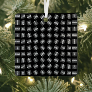 Your Logo   Unique Logo, Design or Image Pattern  Metal Ornament