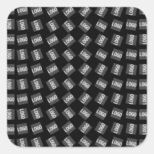 Your Logo   Unique Logo, Design or Image Pattern  Square Sticker