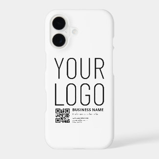 Your Logo w/Editable QR code & Text