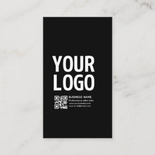 Your Logo w/Editable QR code & Text Discount Card