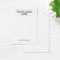 Your Logo White Earring Display Card