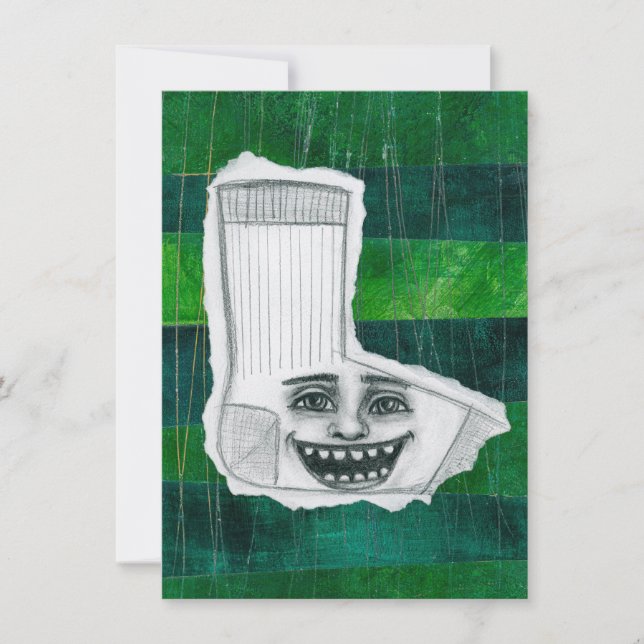 Your Lost Sock Greeting Card (Front)