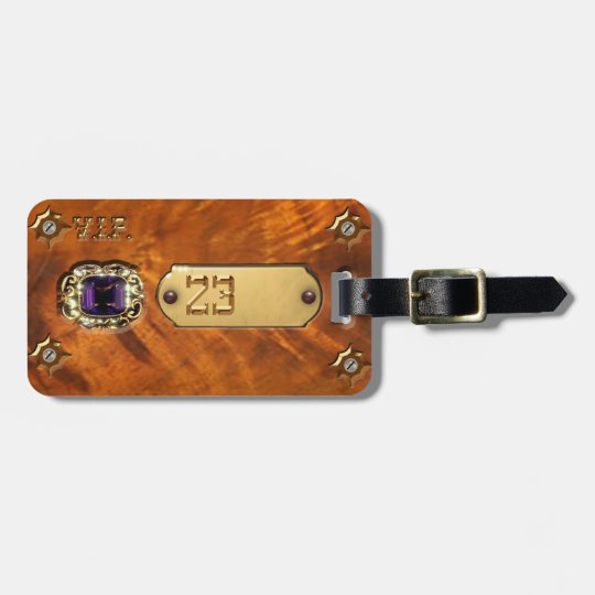 Your Luggage Tag Steampunk & Your Number 23 Victor