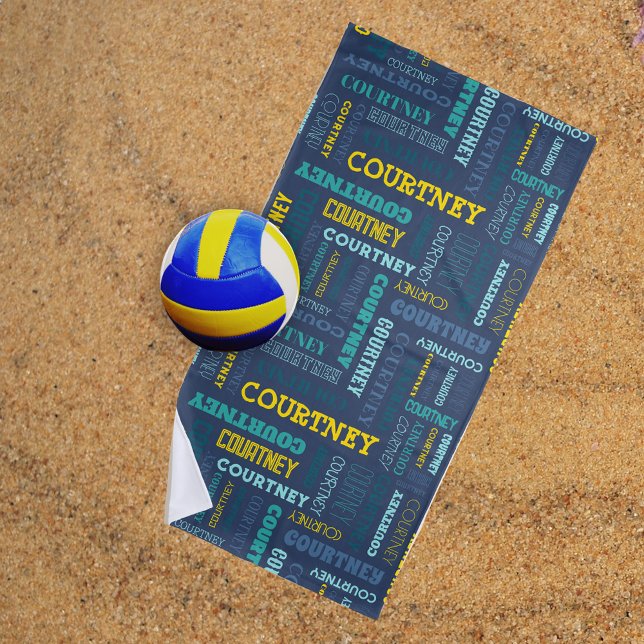 Your (Medium Length) Name is All Over This Beach Towel (Creator Uploaded)