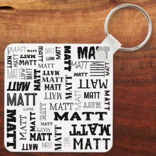 Your (Medium Length) Name is All Over This Keychain