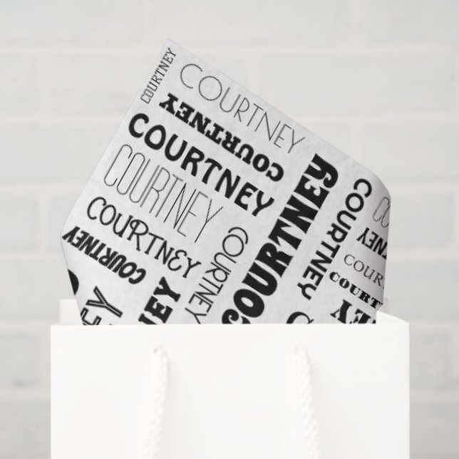 Your (Medium Length) Name is All Over This Tissue Paper (Gift Bag)