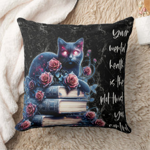 Your Mental Health Is the Plot Twist You Control Throw Pillow