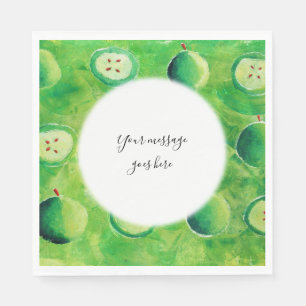 Your Message Apples Napkin