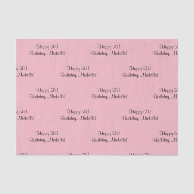 Your Message Choose Colour Tissue Paper (Front)