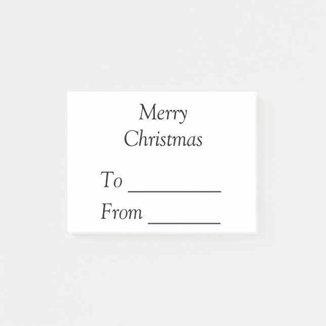 Your message here add text name merry Christmas  Post-it Notes (Front)