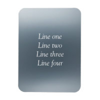 Your message here gray blue metallic background te