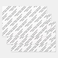 Your Message Pattern All-over Print - Black/White