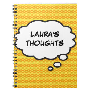 Your Message Thought Bubble Fun Retro Comic Book