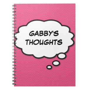 Your Message Thought Bubble Fun Retro Comic Book