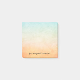 Your Message Watercolor Post-it Notes